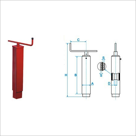 Parking Jack Heavy Type Without Footplate