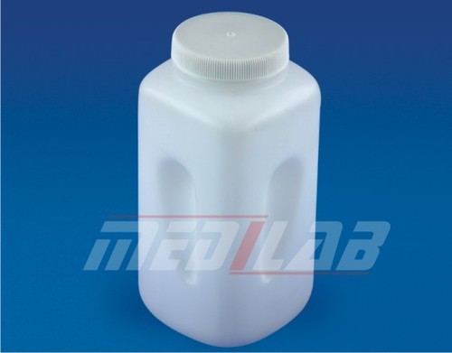 Wide mouth square bottle