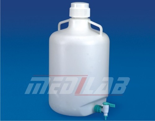 Carboy with stop cock