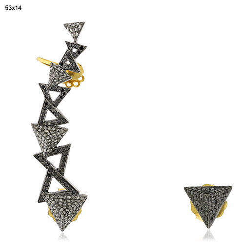 Pave Diamond Ear Cuff