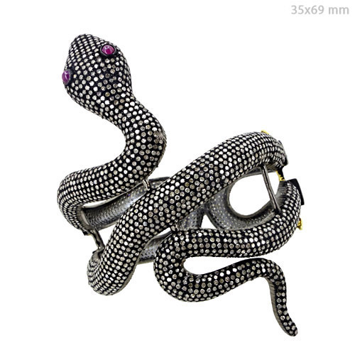 Pave Diamond Bangle Bracelet