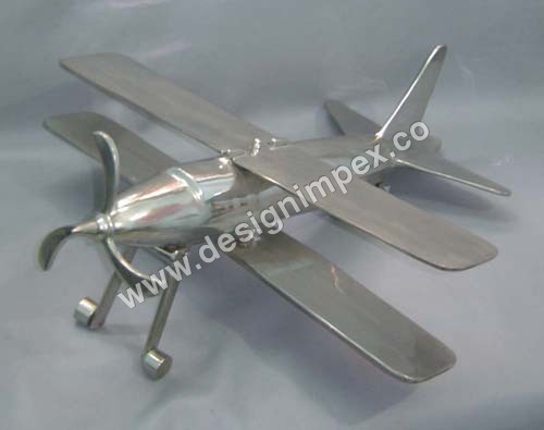 Sterling Silver Antique Aeroplane Model