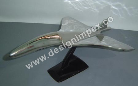 Metal Coated Aeroplane Model