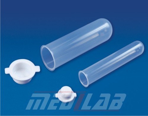 Centrifuge Tube Round Bottom - 16 ml & 50 ml, Optional Caps, Durable Material