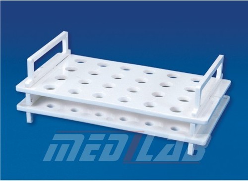 Rack For Micro Centrifuge Tubes - Plastic, 48 Tubes, Durable, Space-Saving, Stable Design
