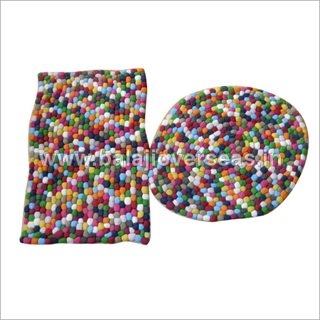 Decorative Chindi Rugs - Cotton, Variable Size, Multicolor | Hand-Knotted, Shrink-Resistant, Vibrant Pattern