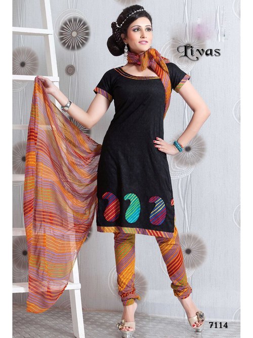 Bewitching Black Designer Embroidered Salwar Suit