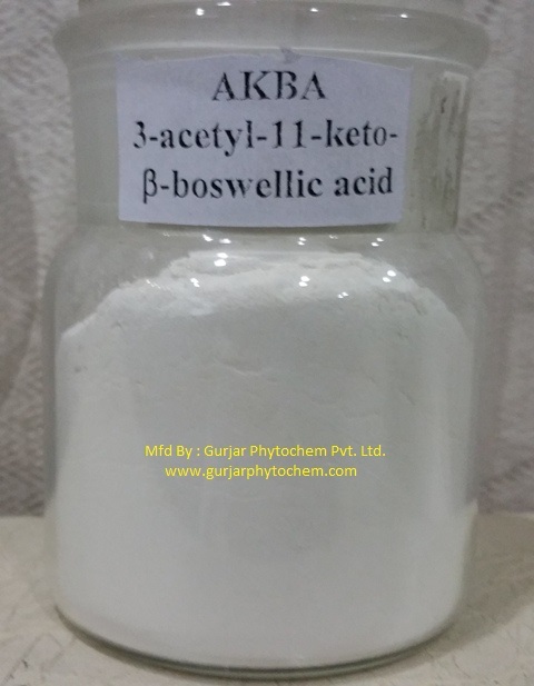 3 Acetyl Beta Boswellic Acid (Akba) Application: Nutraceutical Medicine And Cosmetic Industy