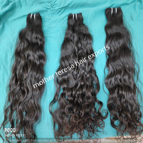QUALITY NATURAL VIRGIN INDIAN CURLY HAIR EXTENSIONS