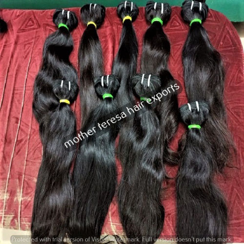 Indian Natural Wavy Hair Extensions - Length: 203.2 - 1016 Millimeter (Mm)