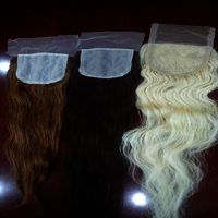 100% CUTICLE ALIGNED TRANSPARENT HD LACE CLOSURE PRE PLUCKED WITH BABY HAIR BLEACHED KNOTS