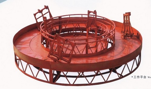 Motorized platform for high Mast/ Tanks