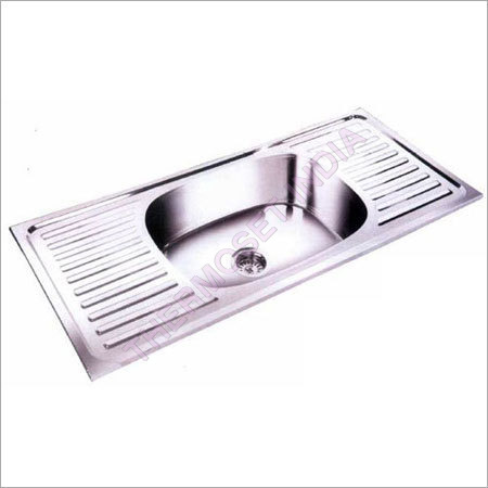 Single Bowl Double Drain Kitchen Sink