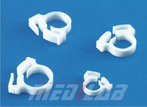 Snapper Clamp - Plastic, White, Set of 24 | Secure Grip, Easy Install, Reusable Design, Durable