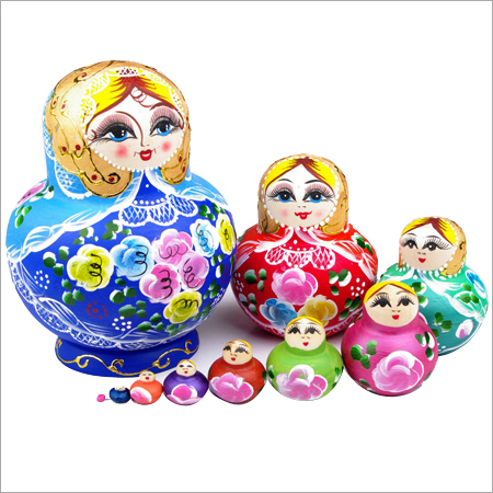 Wooden Russian Matryoshka Dolls