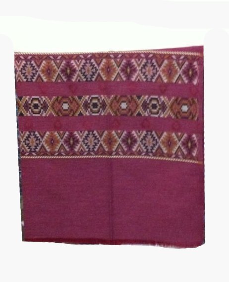 Daffodil Border Design Acrylic Shawls