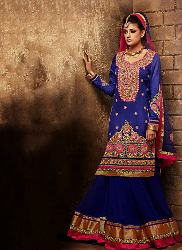 New Design Suits - Georgette+Net Fabric, Sizes 38-44 | Embroidery Work, Chiffon Dupatta, Wedding & Party Wear