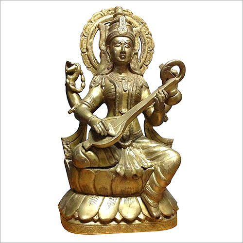 Brass Saraswati Statues