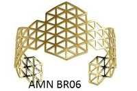 Metallic Painted Bangles - Metal Alloy, 1.5 Inches, Gold | Fashionable Design, Durable Finish, Customizable