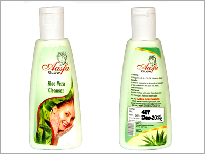 Aloe Vera Cleanser - Aloe Vera Cream 60ml | Gentle Cleansing, Soothing, Moisturizing, Softening