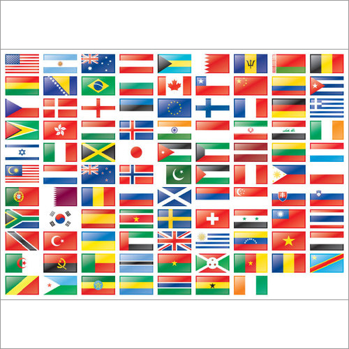 World Flags - Polyester, Flying Style, Printed Design | High-Quality World Flag Manufacturing with Fast, Safe Delivery
