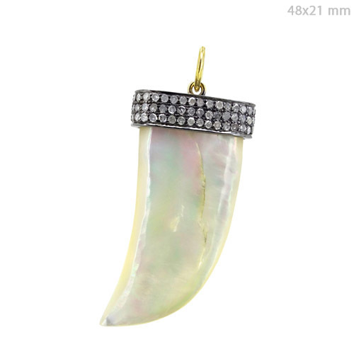 प्रशस्त डायमंड एमओपी गोल्ड पेंडेंट