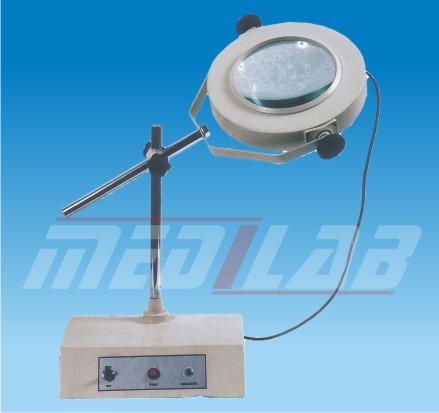 Magnifier - Metal & Glass, 5 Inch Lens Diameter | Adjustable Arm, LED Bright Light, Hands-Free, Stable Base, 5X-10X Magnification