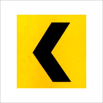 Yellow Solar Power Chevron Sign