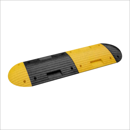Plastic Black and Yellow Speed Bumps