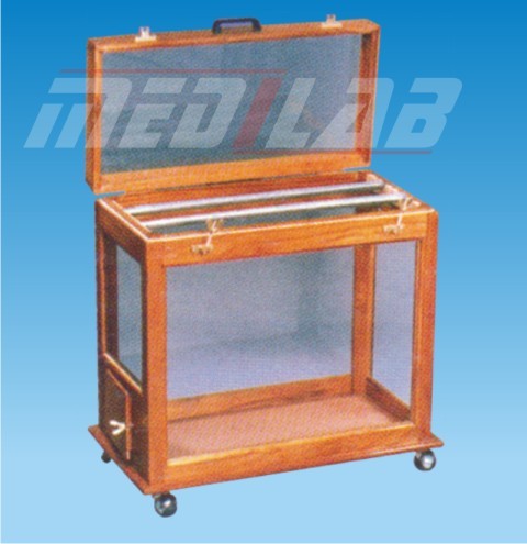 Chromatographic Cabinet - 57x68cm & 46x57cm Filter Paper Capacity, Mobile Durable Design