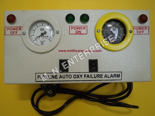Double gas pipe line alarm