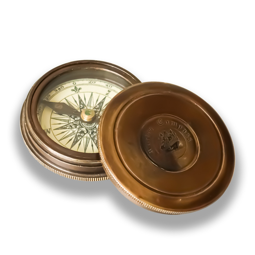Brass Poem Compass Maritime Antique Compass Maps Personalized Custom Engraving Perfect Travel Compass By M/S ROSE ENTERPRISES