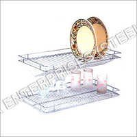 SS Glass Plate Shelf