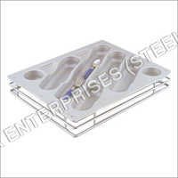 Silver Pvc Acrylic Cutlery