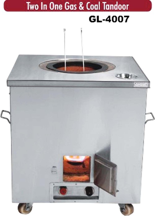 TWO IN ONE GAS & COAL TANDOOR