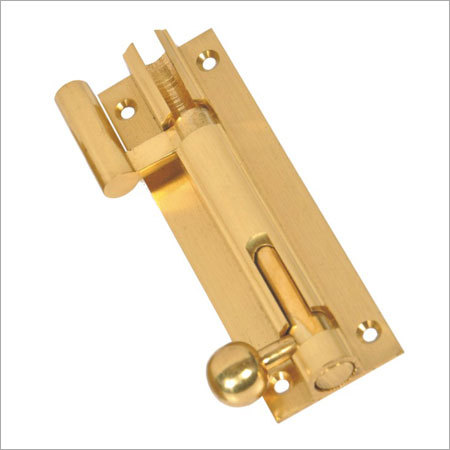 Brass Round Necked Tower Bolt