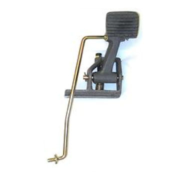 FOOT ACCELATOR - Metal Rubber, 10x5x2 Inches, Black | Easy Installation, Precise Control, Reliable Performance, Enhanced Safety