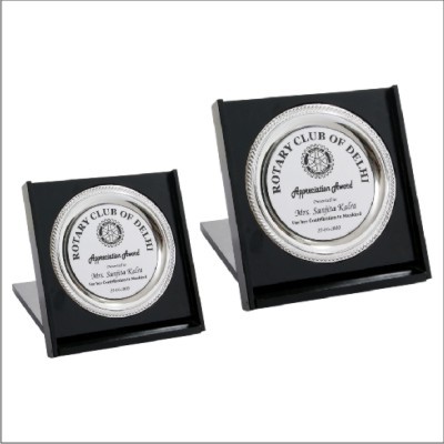 I-SERIES - Metal, Two Sizes, Silver | Stylish Design, Engraving Option, Award Recognition, Boxed Packaging