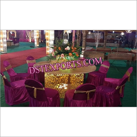 INDIAN WEDDING LIGHTED TABLES