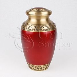 Genesis IV Brass Metal Cremation Urn