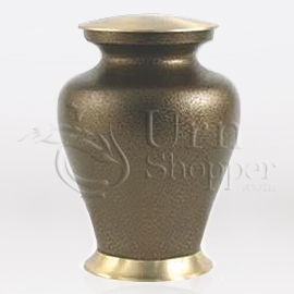 Glenwood Vintage Bronze Brass Metal Cremation Urn