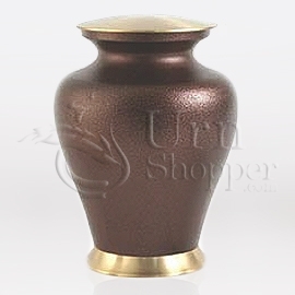 Glenwood Vintage Copper Brass Metal Cremation Urn