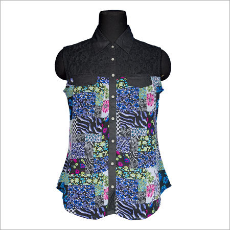 Sleeveless Chiffon Tops