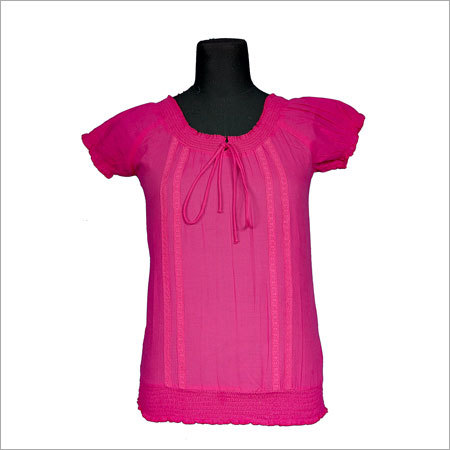 Cotton Peasant Blouse