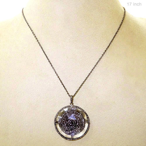 Crystal Diamond Necklace Jewelry