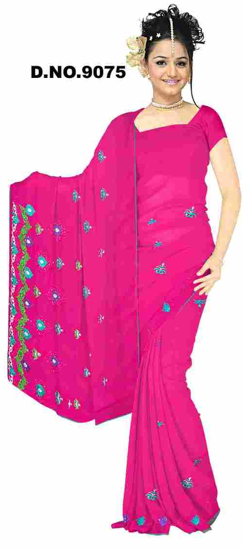 dyed saree