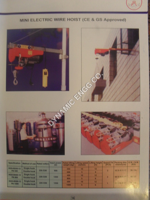 Mini Electric Wire Hoist