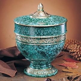 Inspiration Verdis Green Brass Metal Cremation Urn