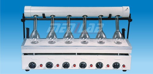 KJELDHAL DIGESTION UNIT - Steel With 3/6 Regulators, 3/6 Test Capacity | Efficient Digestion, Precise Control, Multiple Samples