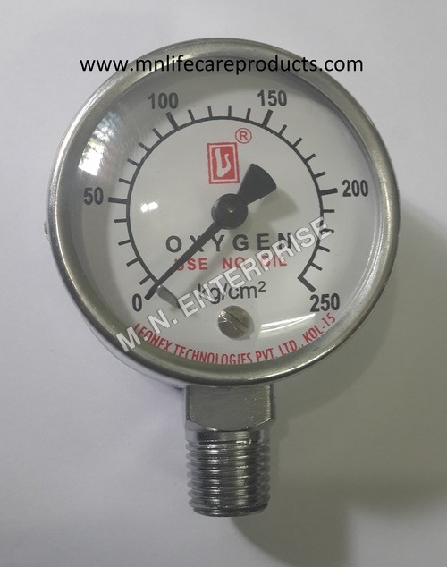Pressure gauges 0-250 Oxygen